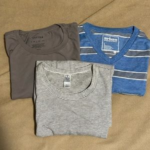 Lot of 3 men’s T-shirts, size large. Various brands. All excellent condition.